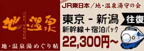 【厳選】JR東日本/地・温泉ツアー予約申込