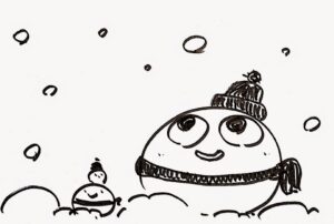 雪のイラスト 